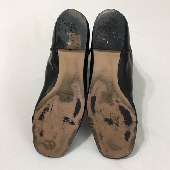 Zara Woman Black Studio Flat Ankle Zip Boots Size 39 - Picture 5 of 10